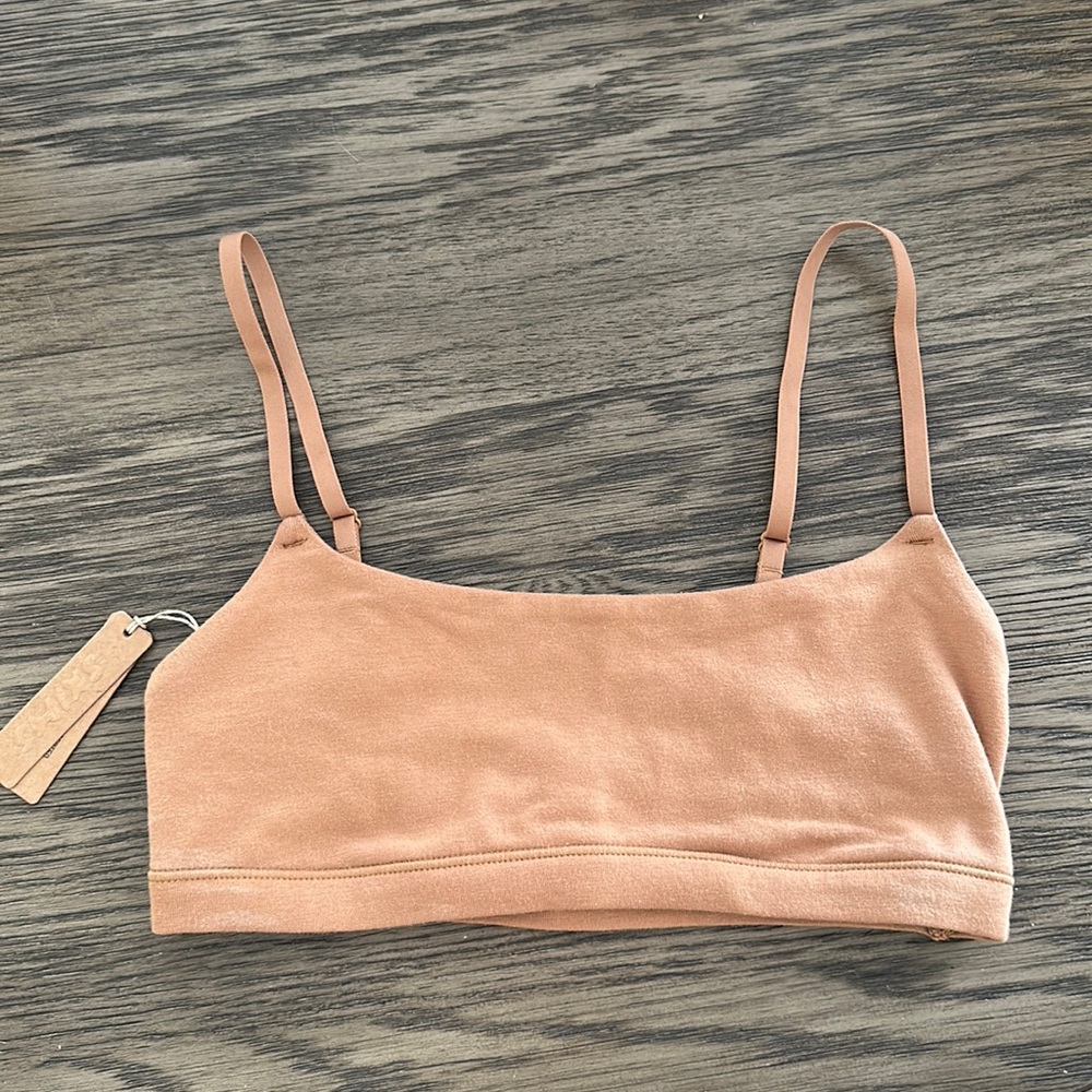 SKIMS Cotton Jersey Scoop Bralette